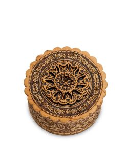 Народные промыслы BST-133/ 2 Шкатулка резная (береста)
