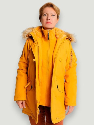 Куртка Аляска Женская - Apolloget Oxford Wmn (желтая - g.glow/amber)