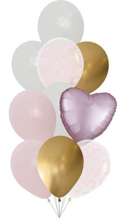 Букет шаров "Розовая нежность"