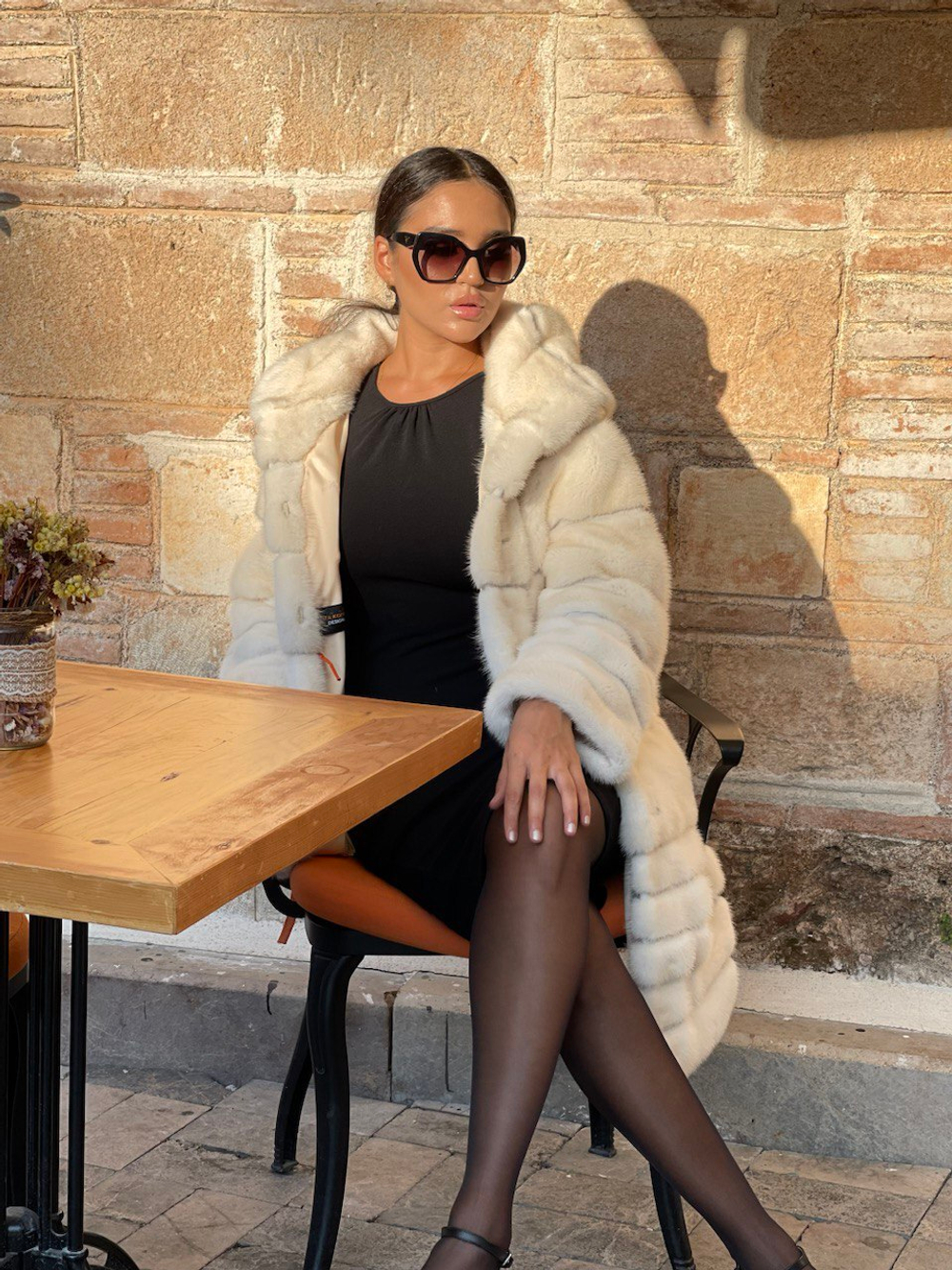 Шуба из норки