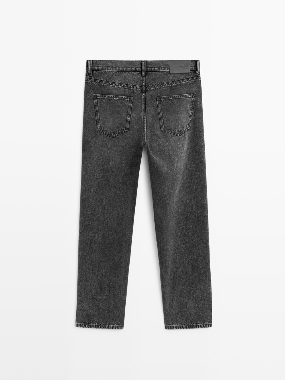 Massimo Dutti Джинсы прямого кроя, серый