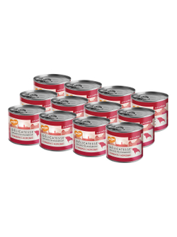 Влажный корм Мнямс Деликатес Паштет из говядины с морковью для собак всех пород "Бразато по-итальянски" 200 г