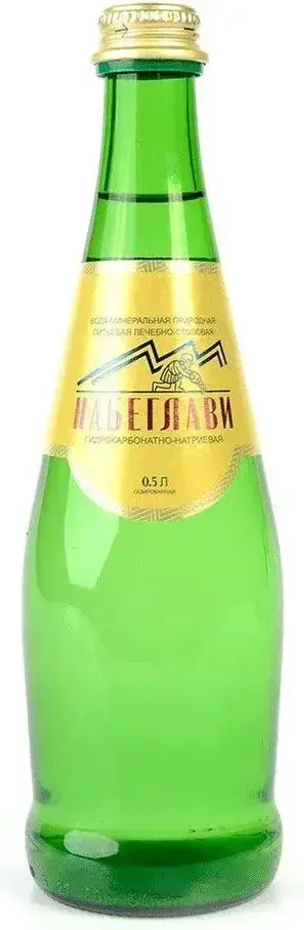 Вода газированная Набеглави минеральная, лечебно-столовая, 0,5 л