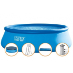 Бассейн надувной Easy Set 457*122 см + 4 аксессуара Intex (26168NP)