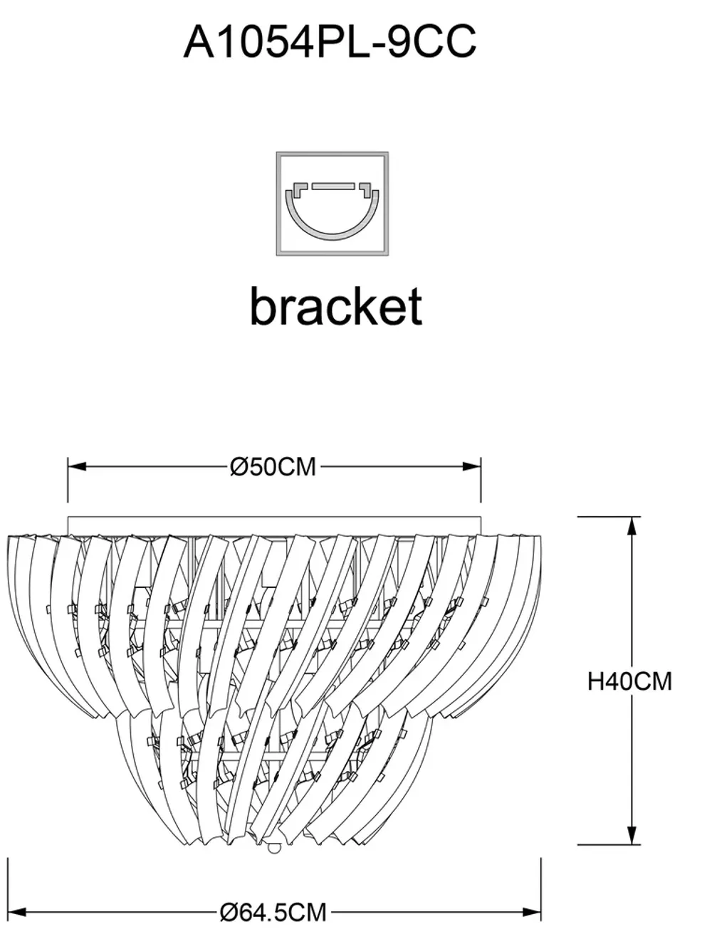 Потолочная люстра Arte Lamp ELLA