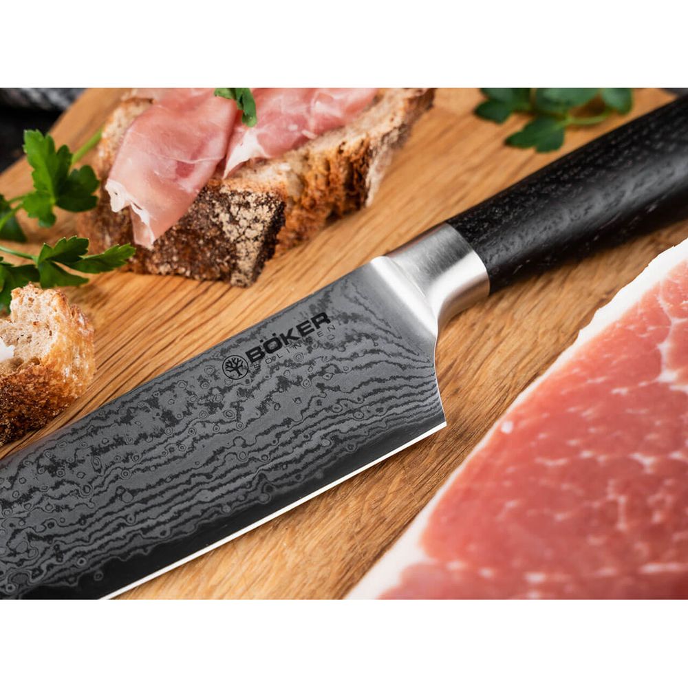 Кухонный нож Boker 130954DAM Meisterklinge Damast Chef's Knife Large