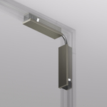 TR5724-DN Электрический коннектор для трека SHINE BASE 90° стена-потолок с поворотом трека под произвольным углом, темный никель, алюминий