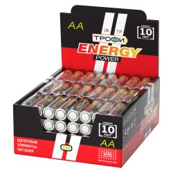 Батарейки Трофи LR6-4S promo-box ENERGY POWER Alkaline | Батарейки Щелочные (Алкалиновые)