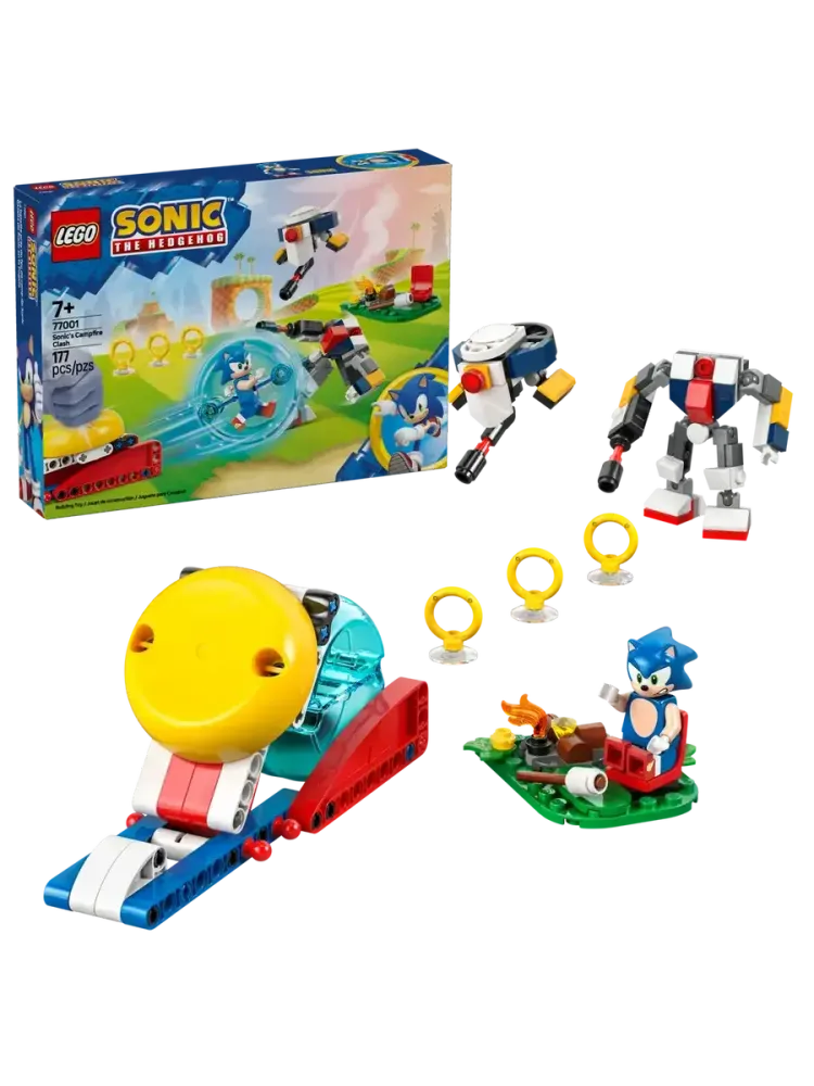 Конструктор Sonic 77001 Противостояние Соника у костра