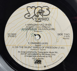 Винтажная виниловая пластинка LP Yes Tormato (USA 1978) SD-19202