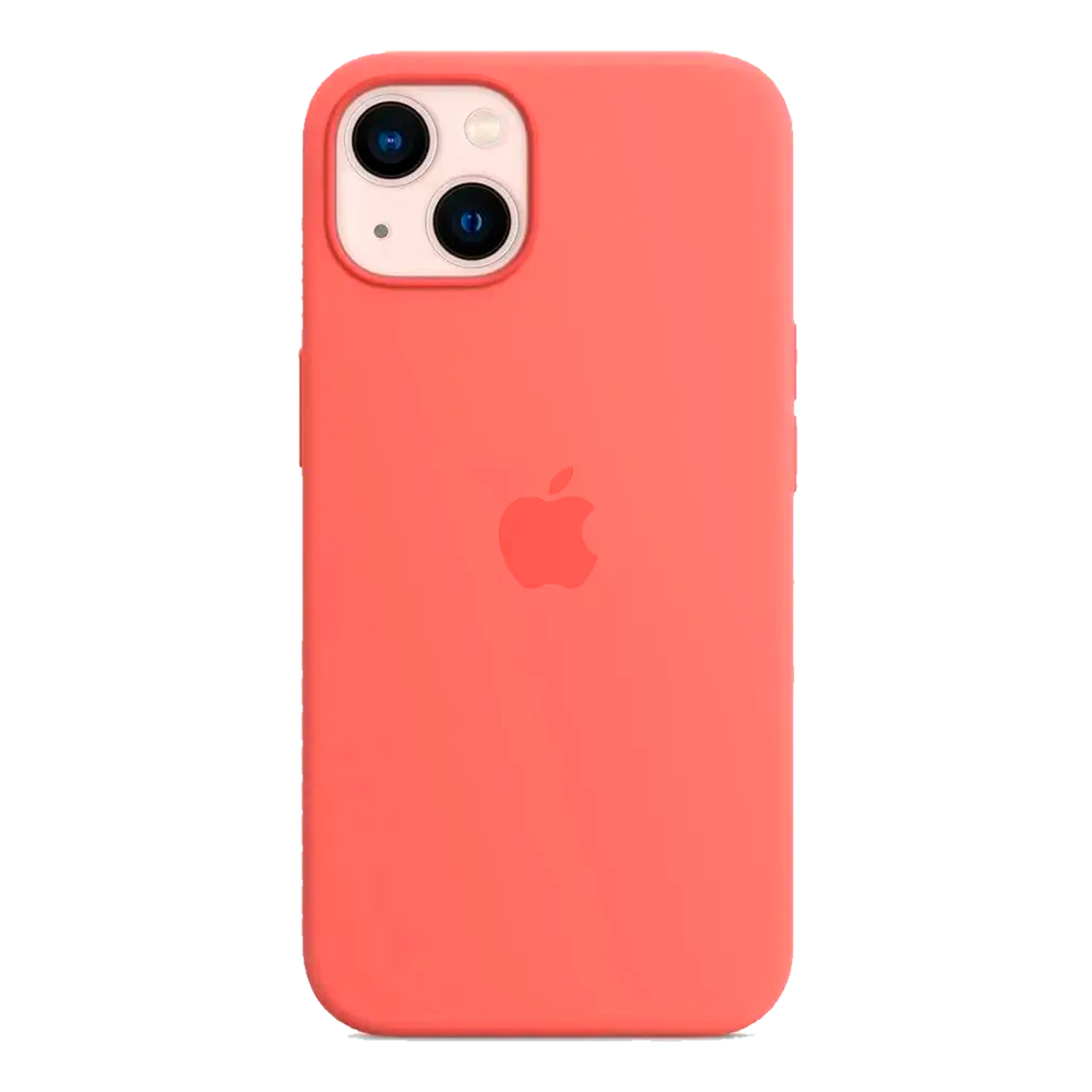 Силиконовый чехол с поддержкой MagSafe Apple Silicone Case для iPhone 13 mini, Pink Pomelo (Розовый помело)