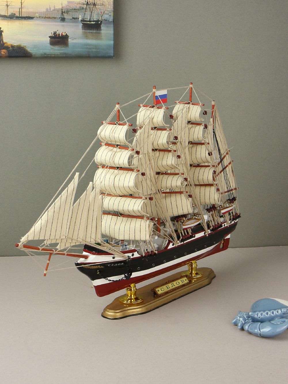 Meteor Lights Модель парусника Седов 52 см