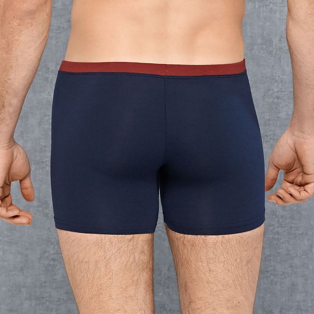 Боксеры из хлопково-модальной ткани Doreanse Supporters Boxer (Размер: XL) (Цвет: синий с красным)