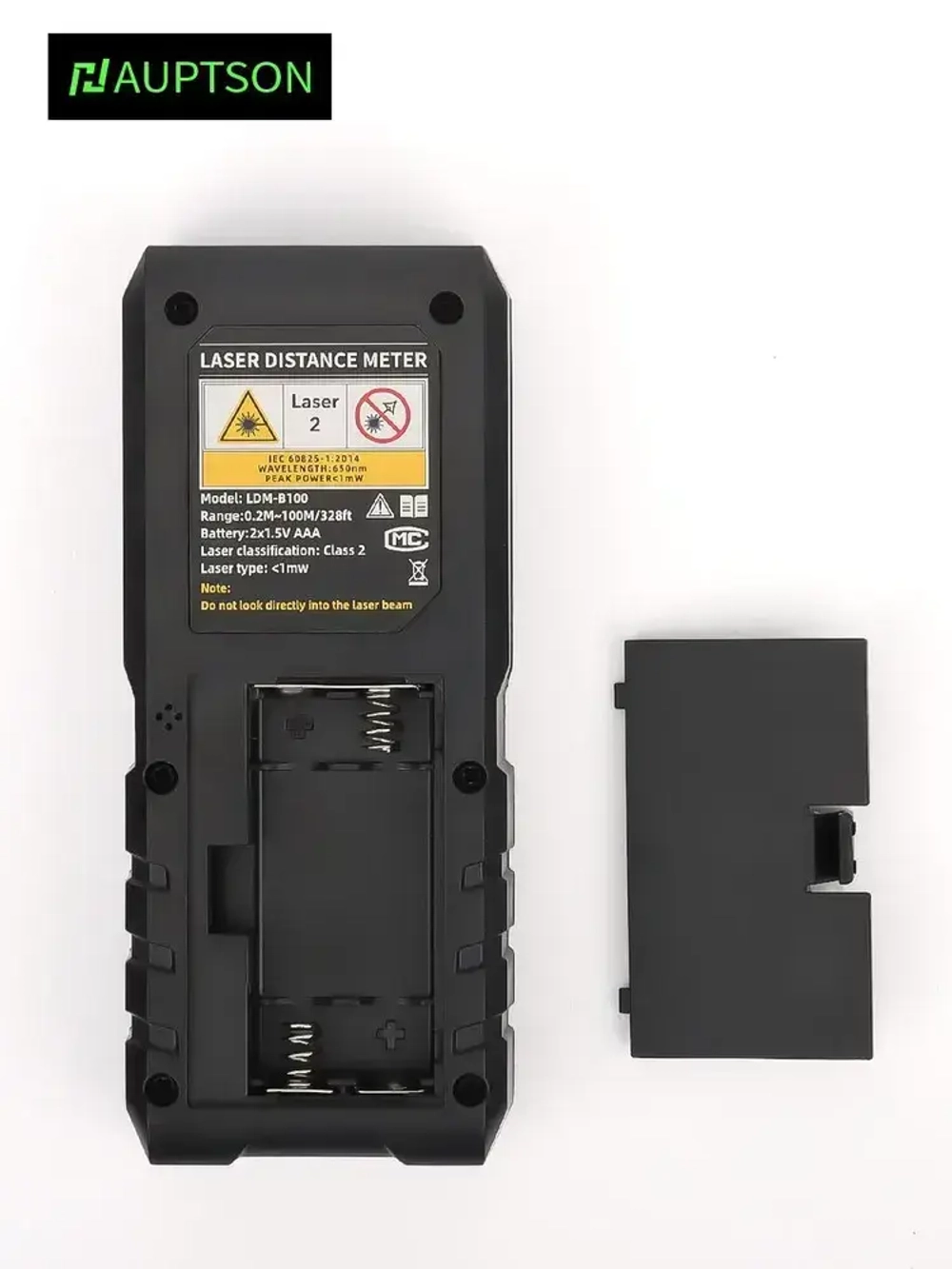 Дальномер лазерный, 70M, Лазерный дальномер, АКБ*2, рулетка строительная