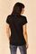Qadın üçün qara, yazılı t-shirt 10701052
