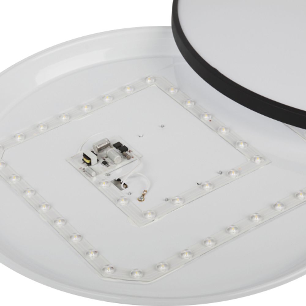 Светильник потолочный светодиодный ЭРА Классик без ДУ SPB-6 Slim Base BK 70W-5K 5000К