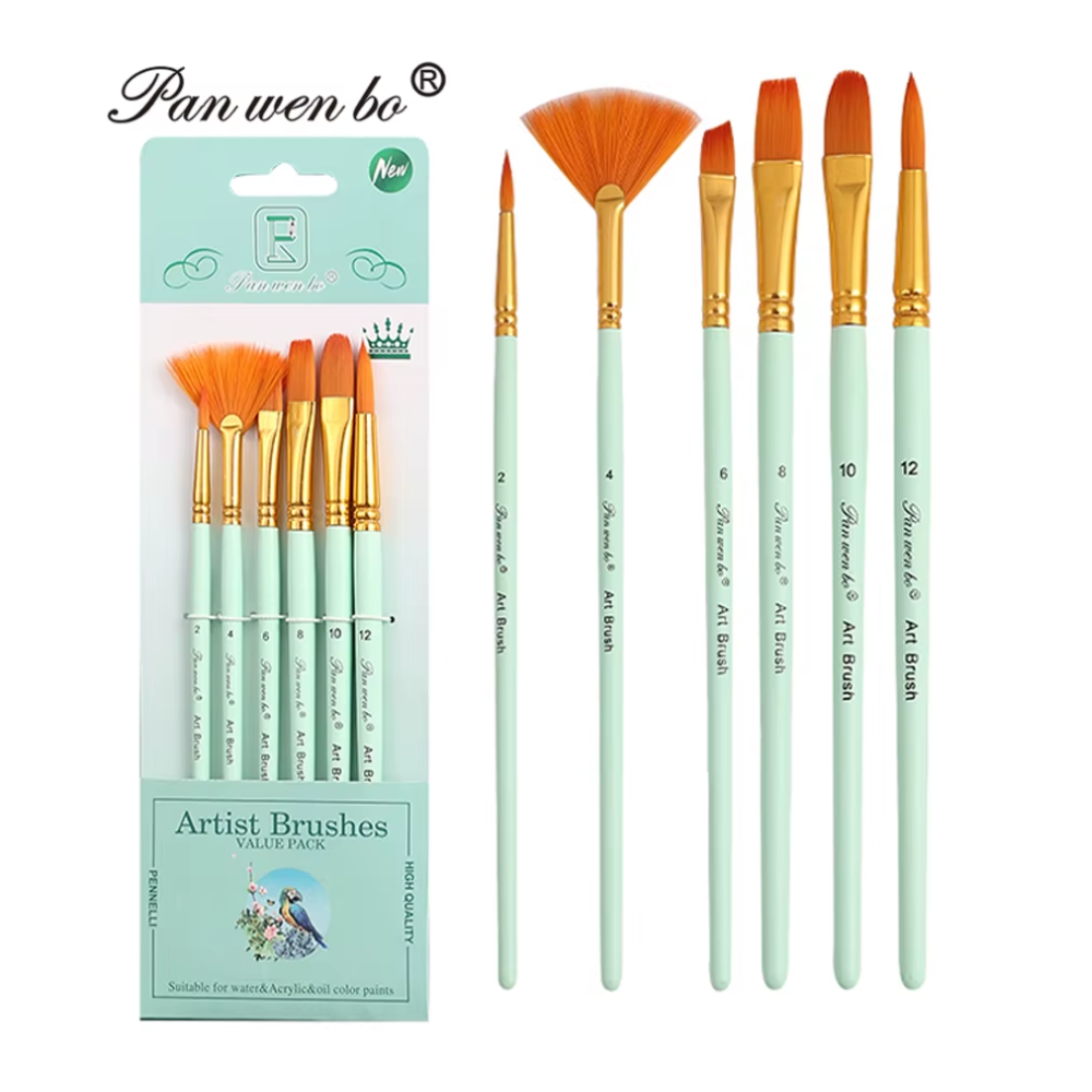 Кисти Artist Brush Pan Wen Bo 6 шт