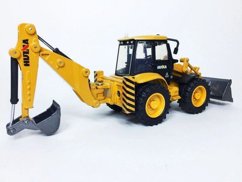 Металлический колесный экскаватор 1:50