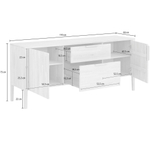 Тумба двухдверная Розенбург из массива дуба