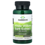 Swanson, Экстракт коры белой ивы, 500 мг, 60 растительных капсул