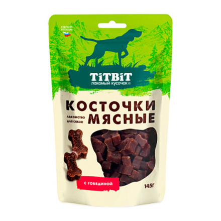 Косточки мясные с говядиной TITBIT для собак