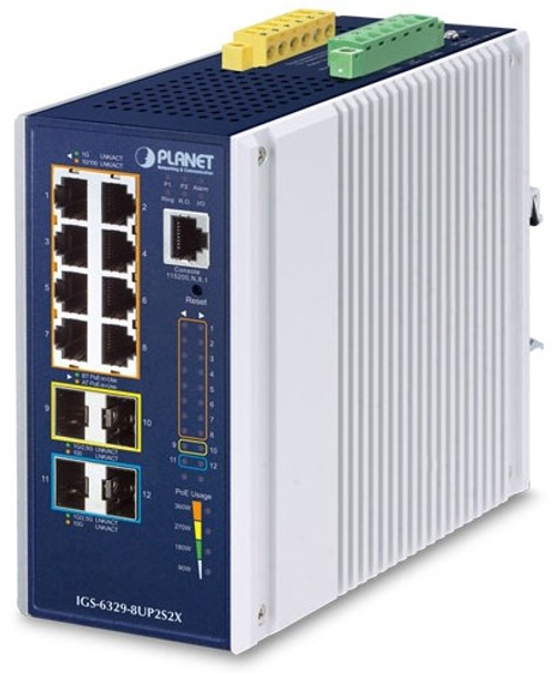 Коммутатор Planet IGS-6329-8UP2S2X