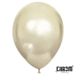 Шар (12''/30 см) Белое золото, хром, 25 шт.