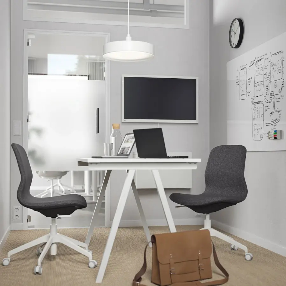 Письменный стол - IKEA TROTTEN, 120х70 см, белый, ТРОТТЕН ИКЕА