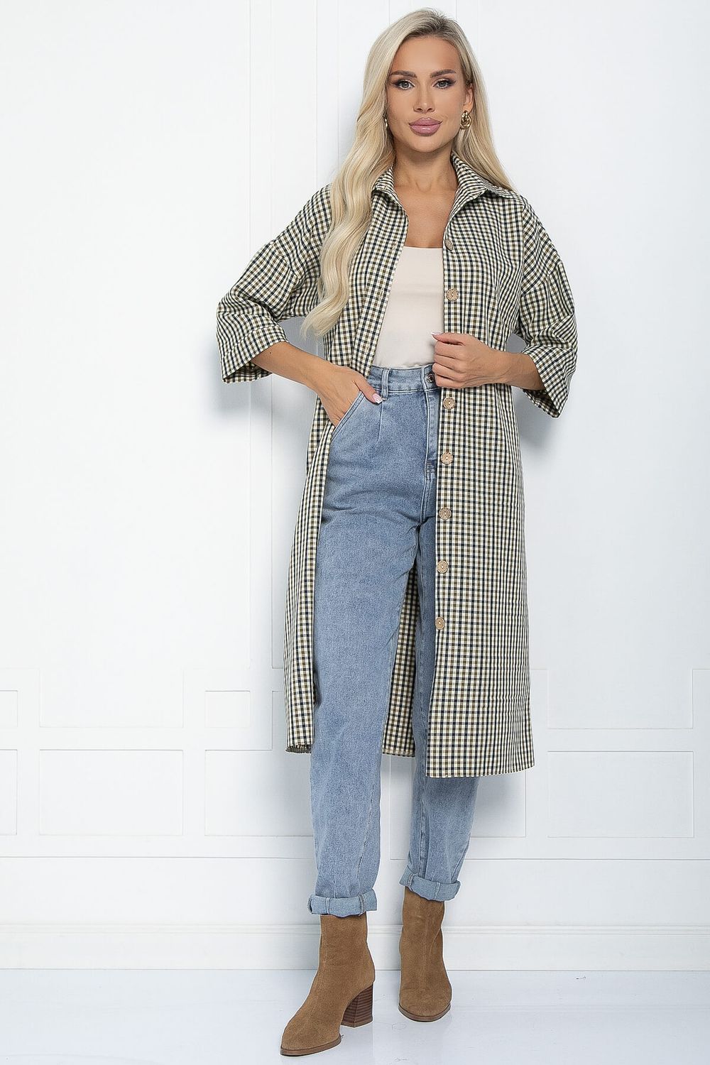 Платье Кэсси (клетка) НЬЮ П11220 LT Collection