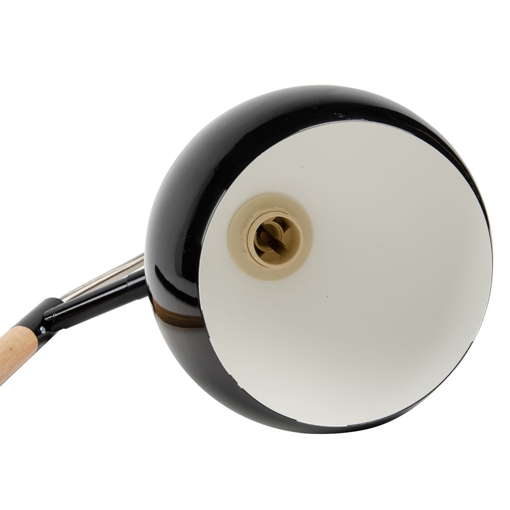 UML-T702 E14 BLACK Торшер напольный под лампу Е14. 60W. с регулировкой наклона. Механический выключатель. Черный. ТМ Uniel