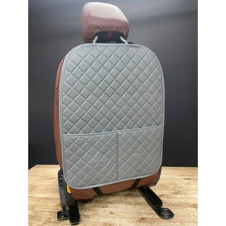 Накидка защитная спинки переднего сидения Coolpart MAXIMAL - Ромб - JJ-39-GRGR - серый/ шов серый