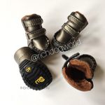 302 W Ботинки "Эко кожа" на меху/Анатомическая обувь для собак. ЗИМА.