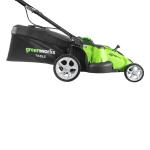 Аккумуляторная газонокосилка Greenworks G40LM49DBK6 40В (1 x 6 Ач, ЗУ) нож 49 см, 2500207UF