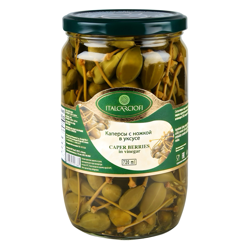 Каперсы с черенками Italcarciofi 720 мл