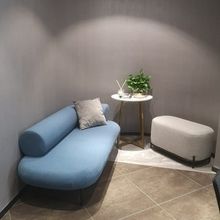 Банкетка Midnight 80 см светло-серая