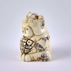 Нэцкэ Ребенок карако в маске