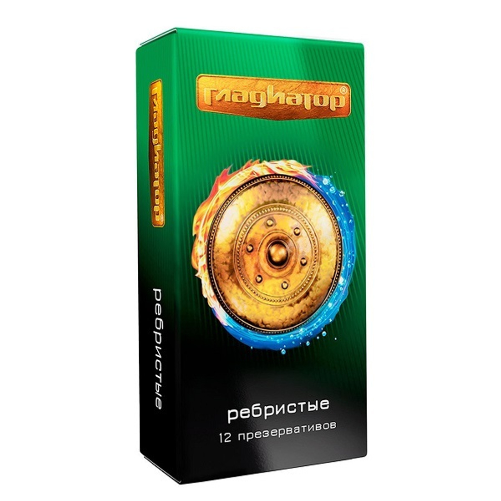 Презервативы Ребристые №12 Гладиатор
