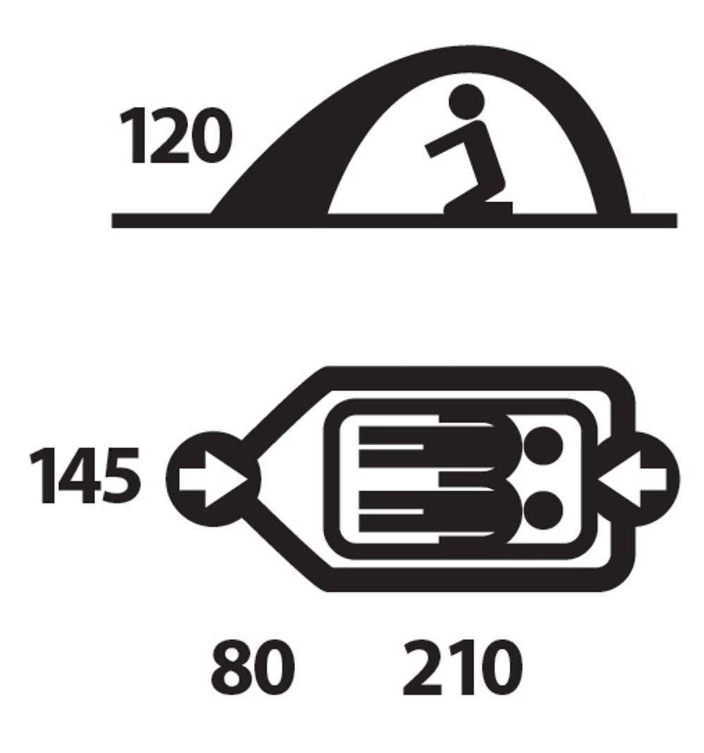 Палатка Husky Bizam 2 камуфляж