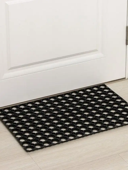 Коврик резиновый ячеистый черный 12 мм