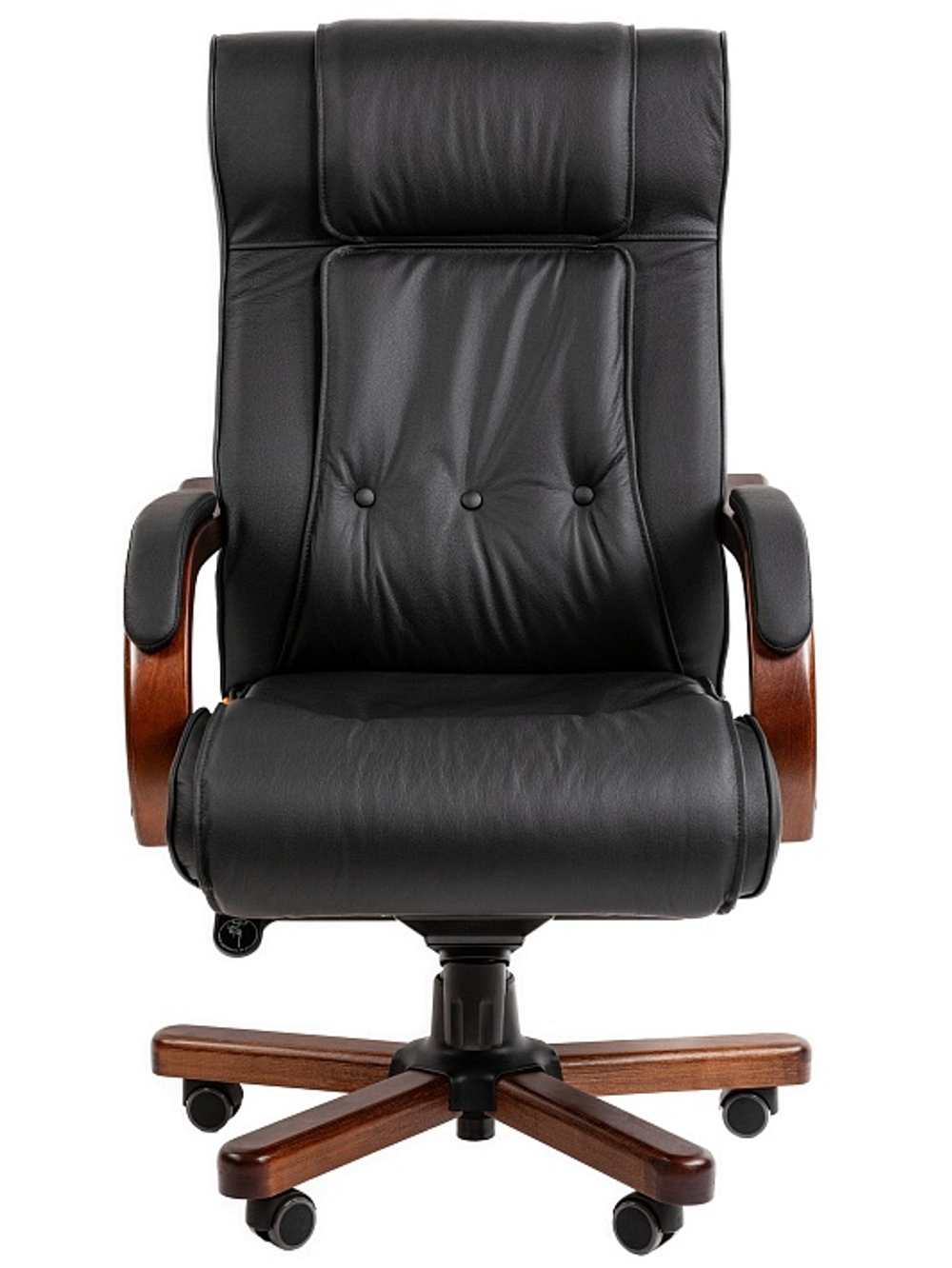 Офисное кресло CHAIRMAN 653 N, натуральная кожа/экокожа