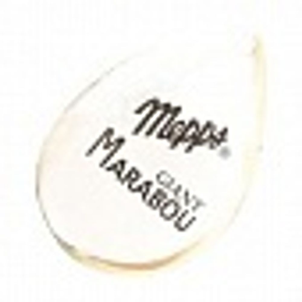 Блесна вращ. Mepps GIANT MARABOU Silver/Black (блистер)