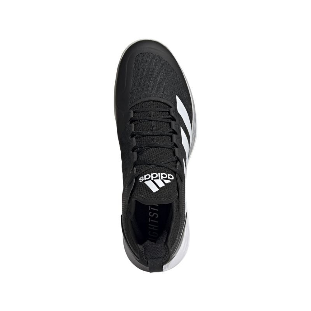 Мужские кроссовки теннисные Adidas Adizero Ubersonic 4 M - core black/white/silver metallic