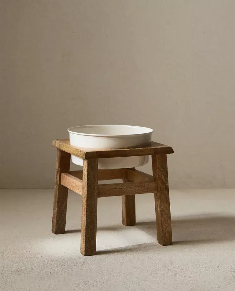 ZARA HOME МИСКА ДЛЯ КОРМА ДЛЯ ДОМАШНИХ ЖИВОТНЫХ С ПОДСТАВКОЙ, КОРИЧНЕВЫЙ