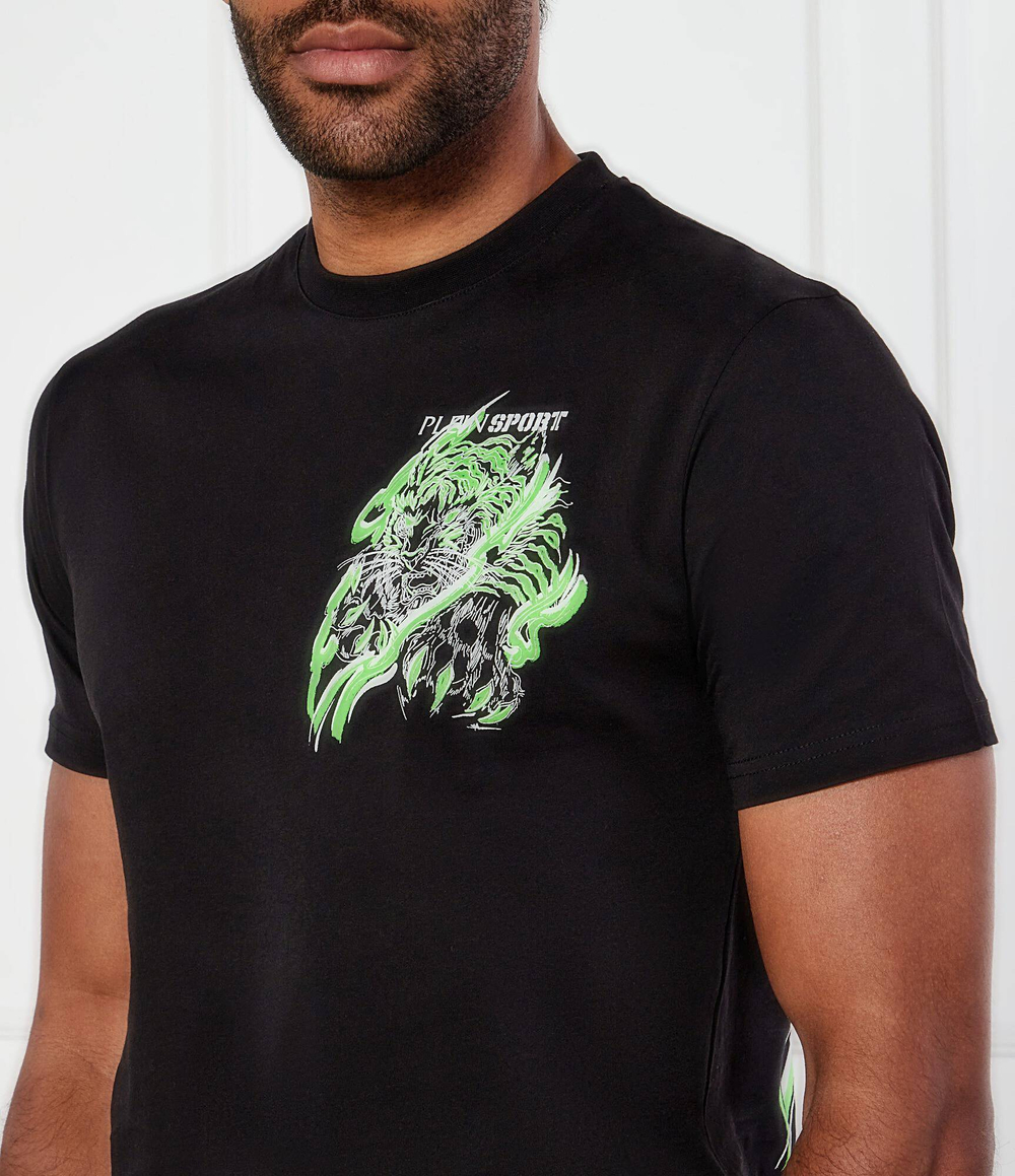 Футболка Tiger Plein Sport - черный(MTK8014 STE001N)