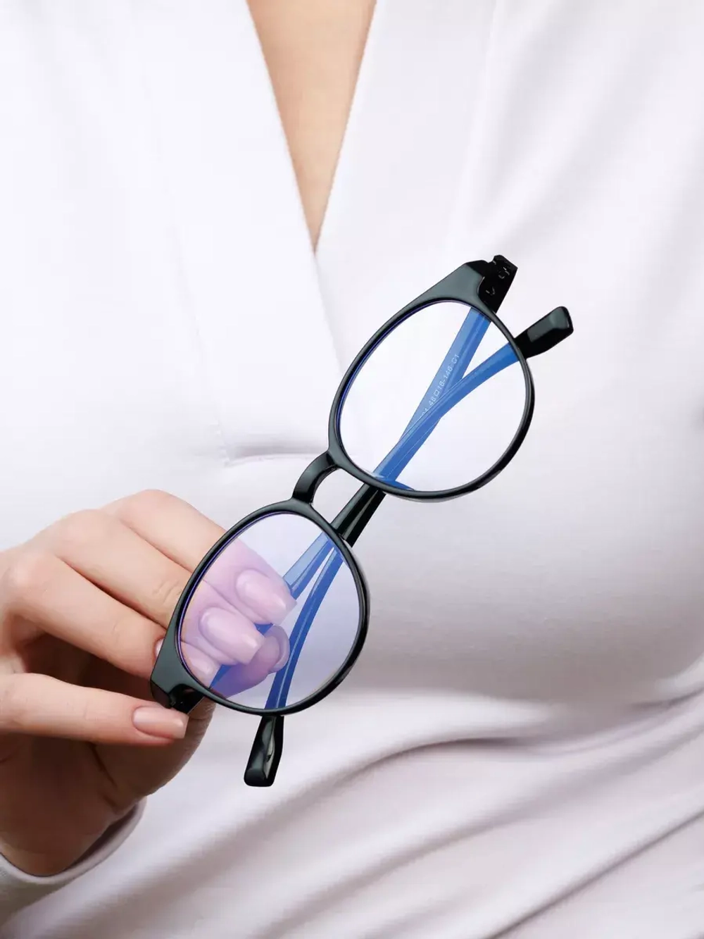 Очки для компьютера имиджевые защитные прозрачные нулевки