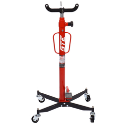 GTE-HTC13006 - Стойка трансмиссионная гидравлическая 0.6т h=1175-2000мм GTE - Трансмиссионная гидравлическая стойка GTE-HTC13006 с грузоподъемностью 0,6 т предназначена для снятия и установки узлов трансмиссии и дифференциалов легковых и грузовых автомобилей. Данная стойка является переносным подъемным устройством. Она может применяться при монтаже и демонтаже различных узлов и агрегатов. Является идеальным приспособлением для выполнения монтажных и ремонтных работ как в автомастерских, так и в частных гаражах.



Характеристики:

Грузоподъемность: 0,6 т
Ширина основания: 580 мм
Минимальная высота подъема: 1175 мм
Максимальная высота подъема: 2020 мм
Ширина подхвата: 230 мм
Спуск: ручной
Тип: гидравлическая


Особенности:

Компактность.
Высокая прочность.
Надежность в эксплуатации.
Небольшой вес.
Широкий диапазон вертикального перемещения.
Широкая база на колесах.