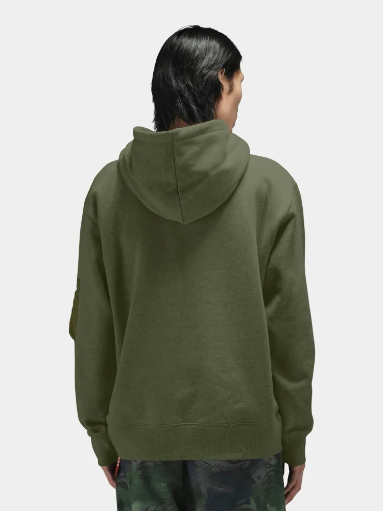 Толстовка Alpha Industries Utility Pocket Hoodie OG-107 (Зеленый)