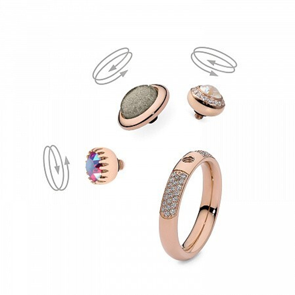 Кольцо - База Qudo  deluxe small gold 15.9 мм 626669 RG размер 16
