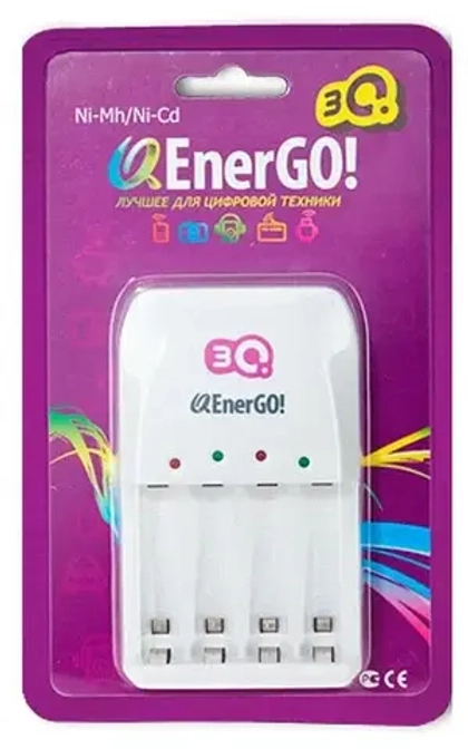 Зарядное устройство 3Q-EnerGO! модель C44 для аккумуляторов AA, AAA