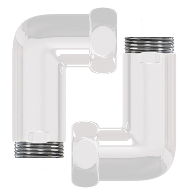 Американка для полотенцесушителя  угл 1" x 1/2"  г/ш  741SCH1004 RAL 9003 белый глянцевый*
